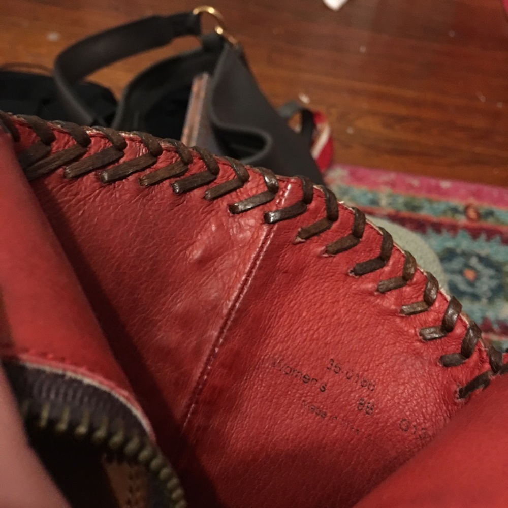 Trask. Booties With Tassels And Stitching - image 7